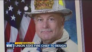 Fire fighter's union calls on Verona Fire Chief to resign