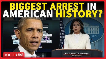 Obama In Jail? Shocking Arrest In America On Trump Orders, Tulsi Unveils Charges? US News