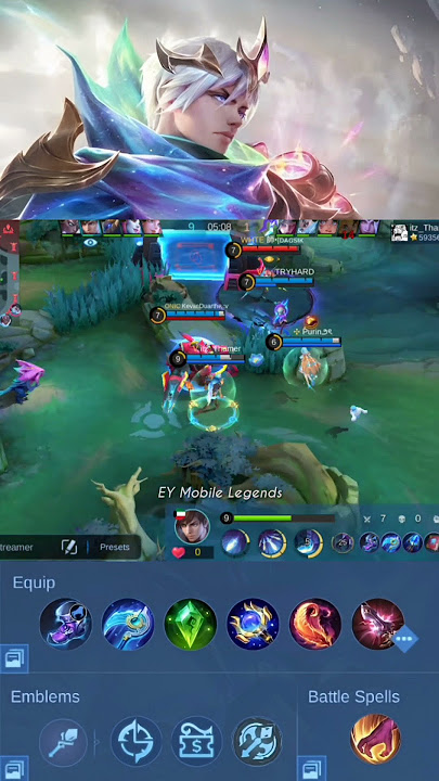 Soul Revelation Skin Epic Gusion 15 Kills - itz_Thamer Top 7 Global Gusion - MLBB