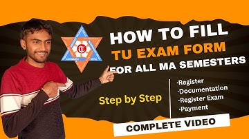 How to Fill Tribhuvan University MA Exam Form Online 2025 | Step-by-Step Guide in Nepali for all Sem