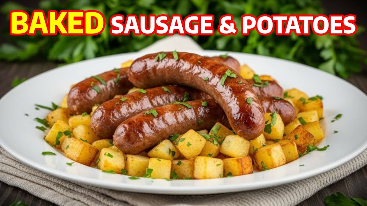 Easy cooking Italian sausage: how to make baked sausage and potatoes