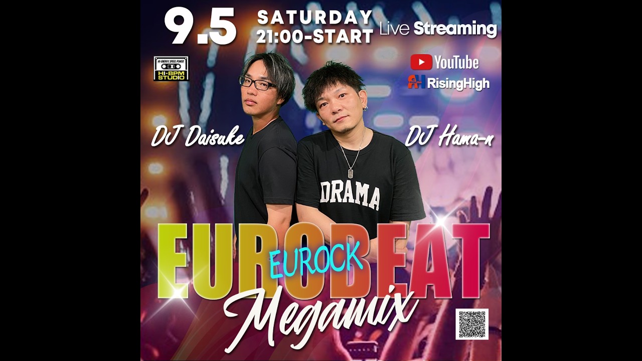 第①部【 EUROBEAT MEGAMIX 】 2026.9.5 - YouTube