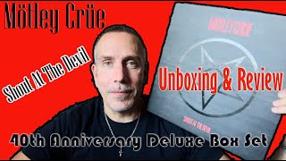 Mötley Crüe “Shout At The Devil” 40th Anniversary box set Unboxing & Review