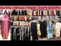 Hijab,Niqab,Abhaya,Scarfs @200rs Only | Mohammad Ali Road Mumbai | Being Muslims Fashion House