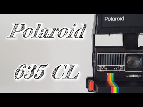 Polaroid 635CL Battery and film install