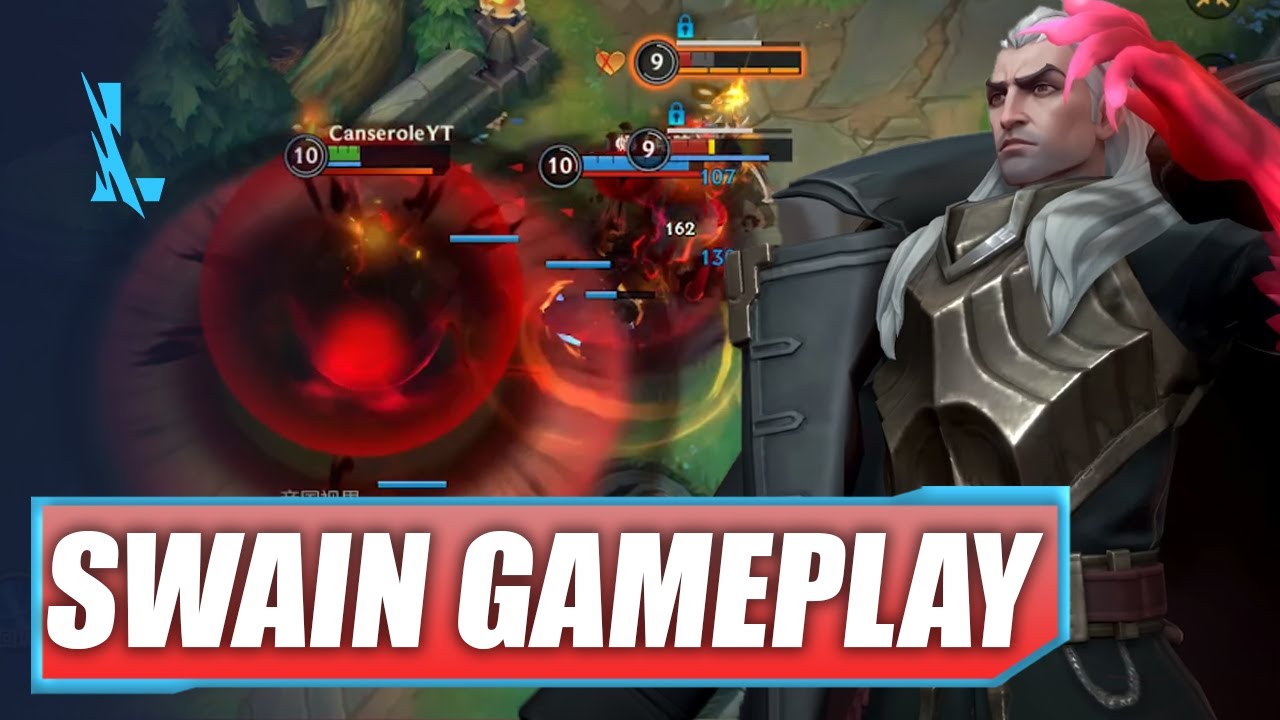 Swain Gameplay - Wild Rift - YouTube