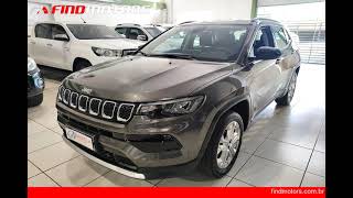 JEEP COMPASS 1.3 T270 TURBO LONGITUDE - 2022 - FindMotors.com.br #jeep #compass