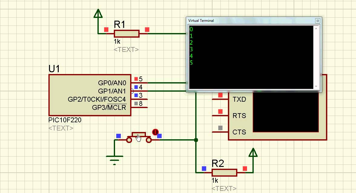 USART PIC10F220 - YouTube