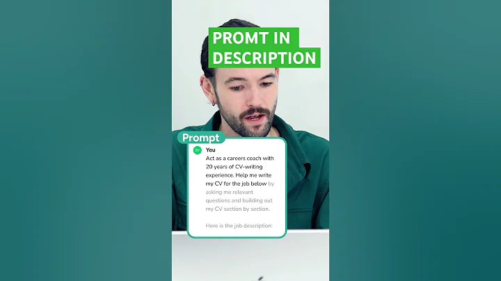 This ChatGPT prompt tailors your CV for a specific job post #chatgptprompts #cvwriting