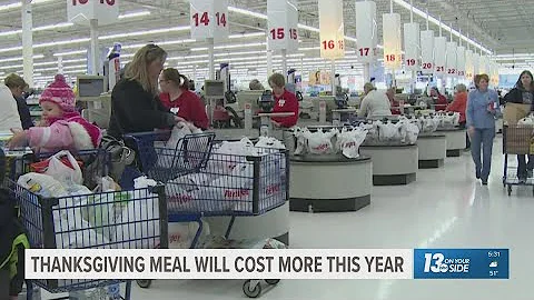 Your Thanksgiving meal will cost more this year