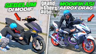 I Modified a Rare AEROX Drag Bike in a Workshop to Take Part in the Ngabers Drag Race - GTA 5 MOD