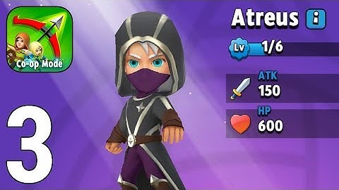 Archero Gameplay Walkthrough Part 3 - Atreus Hero [iOS/Android Games]