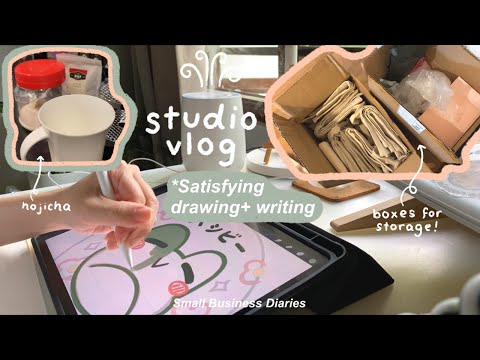 Small Business Diaries // organising and drawing for $$$ (HAHA)