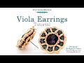 Viola Earrings - DIY Jewelry Making Tutorial by PotomacBeads