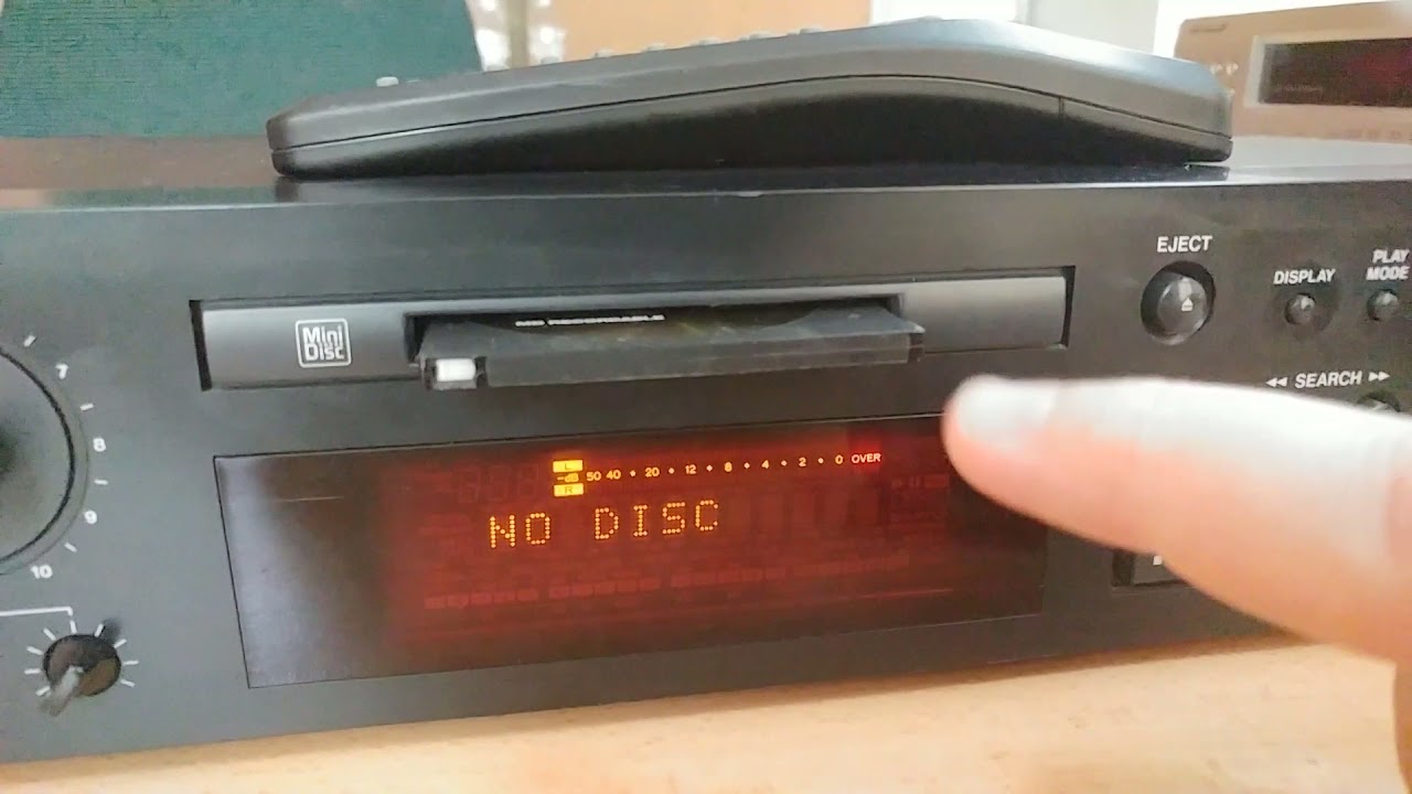 Минидисковая дека TASCAM MD301 MK II с пультом ДУ YouTube