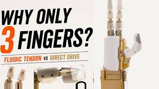 The Case for Three Fingers — Fluidic Tendons vs. Conventional Tendons vs. Direct Drive