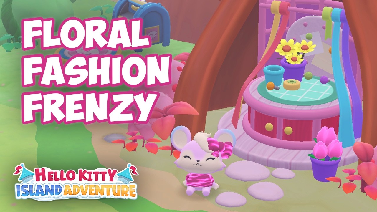 How to make cool outfits with your flowers in Hello Kitty Island Adventure