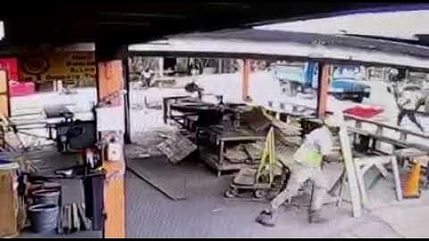 VIDEO: Man injured in freak accident at Dew