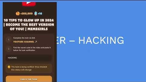 10 Tips to Glow Up in 2024 Become the BEST version of YOU!  Memegirls Code Memefi Youtube Video Code