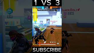 3 Kill 8 Second | FREE FIRE 1V3 BIZON GOD LVL CLUTCH ?| freefire shorts shortvideo