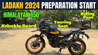 Himalayan 450 is Ready for LADAKH 2024 Adventure | Riding Pant | Knuckle Guard | Touring Seat