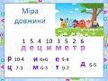 Математика 1 клас. Досліджуємо одиницю вимірювання довжини "дециметр".