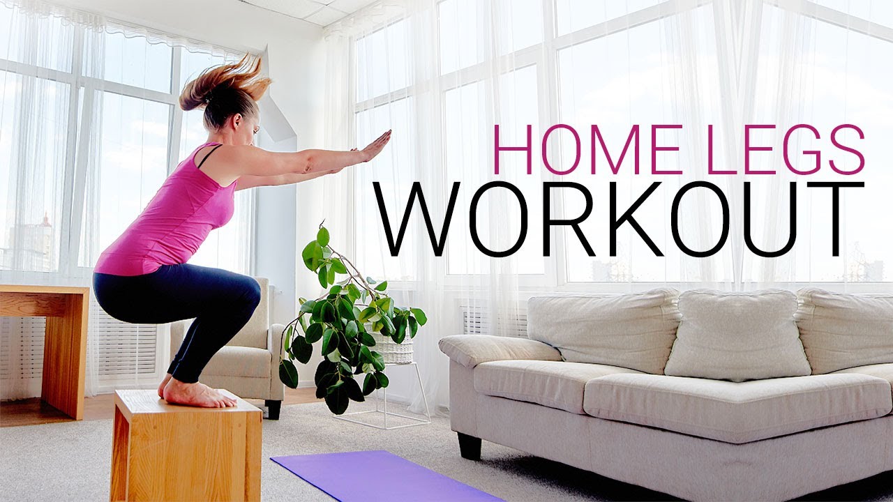 HOME LEGS WORKOUT (Box Burn Challenge!) - YouTube
