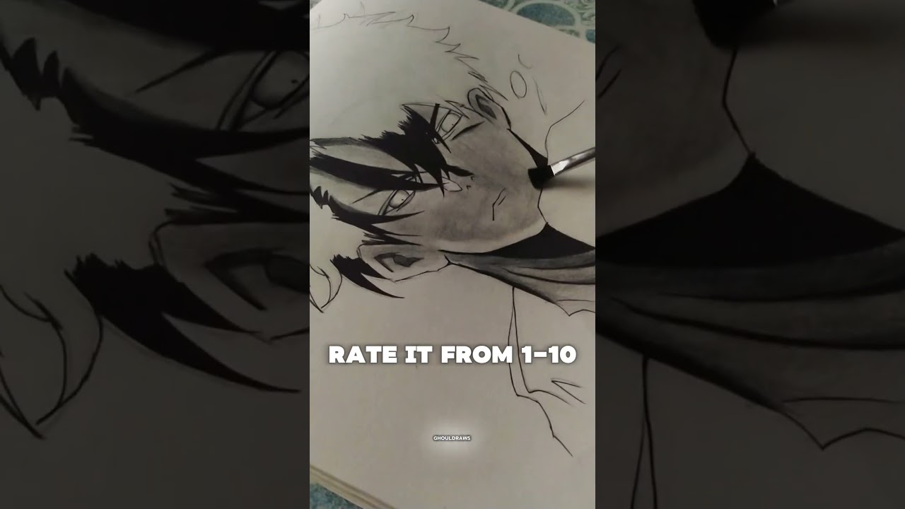 Sung Jin-Woo Drawing That Took Me HOURS 🖤 | Solo Leveling