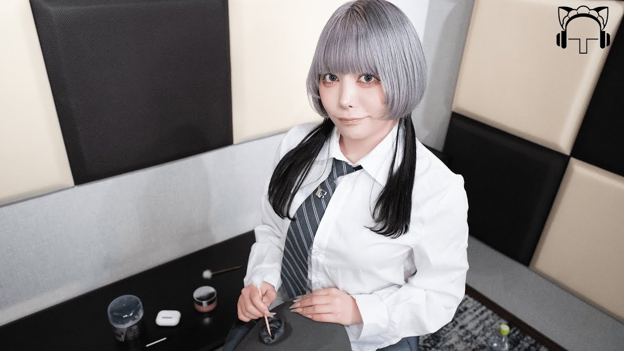 【Нанашино Нанаси】Я хотел попытаться ударить Отаку-куна коленом ♡【ASMR / 4K】