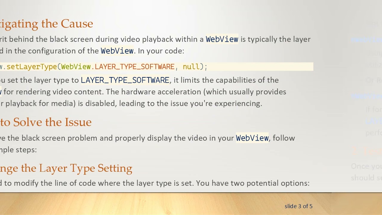 Solving the Android WebView Black Screen Issue When Displaying Videos