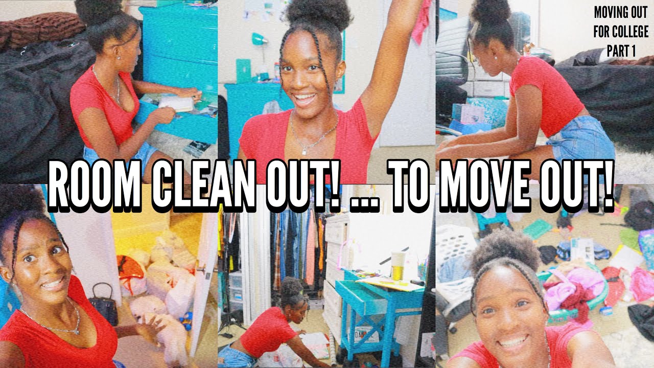 cleaning out my room to move for college - College Move Out Series pt 1 ...
