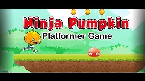 Ninja Pumpkin Platform Game Construct 2 Version