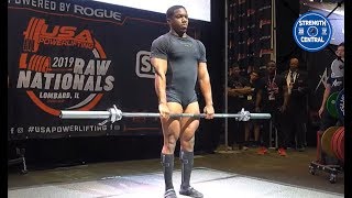 Michael Seay *Injury* - Squat + Bench Record - USAPL Raw Nationals 2019 - 510.5 kg Total