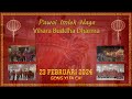 Pawai imlek 2575  2024 tahun naga vihara buddha dharma selatpanjang