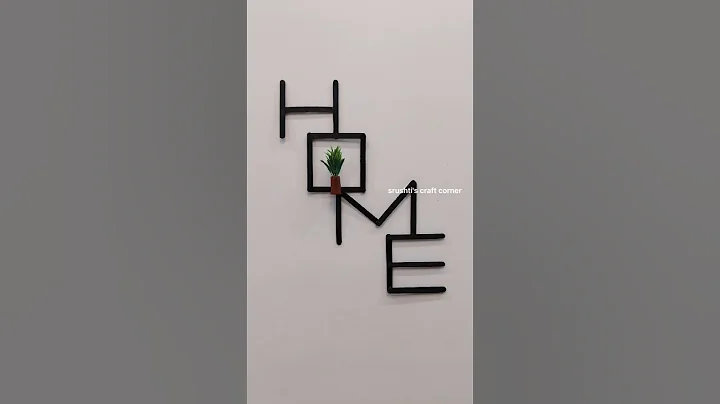 Icecream Stick Craft Ideas | Home Decor Ideas #diy #icecreamstickcraftideas #homedecor