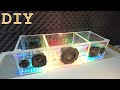 DIY Bluetooth Speaker Subwoofer Bass iot Acrylic speaker  ลําโพงใส ลำโพงอะคริลิค เบส ซับวูฟเฟอร์