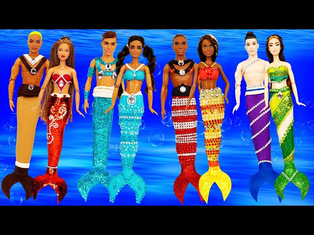 barbie mermaid dress up Amazon.com: Barbie Dreamtopia Doll with Clothes & Accessories, Fairytale Dress-Up Set with Mermaid Tail, Baby Unicorn, Dragon Pet & More : Toys & Games