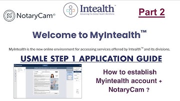 How to establish Myintealth account & NotaryCam for USMLE step 1 exam. #usmle