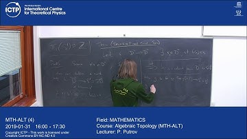 Algebraic Topology (MTH-ALT) Lecture 4