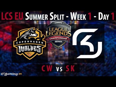 Copenhagen Wolves vs SK Gaming - LCS EU 2015 - Summer Split - Week 1 - Day 1 - CW vs SK [FR]