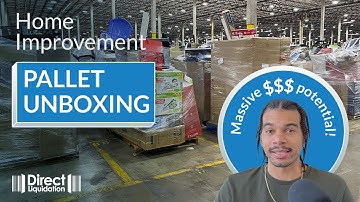Liquidation Pallet Unboxing: Huge Profit Potential on Home Improvement Inventory