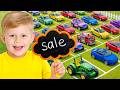 BIG SALE! 🚗 Kids Sell Their Toys to Help Friend Oliver