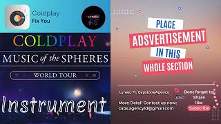 Lyreec World Tour 2023 Coldplay - Fix You Music Lyrics