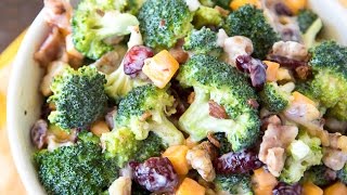Broccoli Salad with Bacon & Cheddar Recipe by Dear Crissy 16,501 views 7 years ago 38 seconds