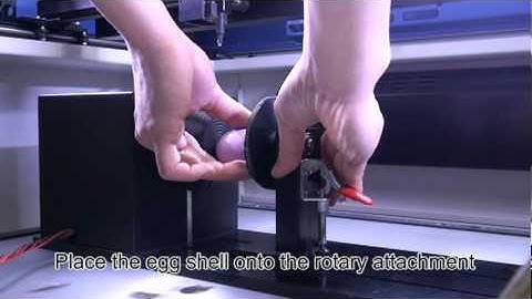 GCC LaserPro---Use Laser Engraver to Create Your Own Easter Eggs