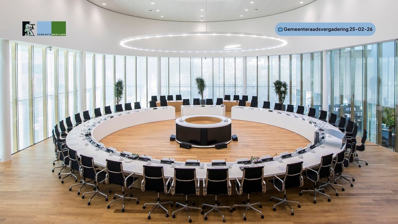 Gemeenteraadsvergadering - woensdag 25 februari 2026
