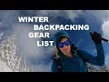 Lightweight Winter Backpacking Gear | The Stuff I Use