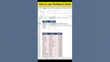 VLOOKUP Made Simple 💡 Quick Employee Salary Finder in Excel