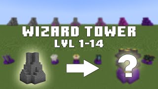 I Built Wizard Towers LVL 1-14 in MINECRAFT 1.20