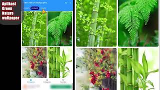 Aplikasi Android Green Nature Wallpaper screenshot 1